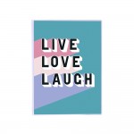 Album photos  pochettes souples - 24 photos 10x15 cm Couverture Live Love Laugh