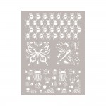 Silkscreen Ecran de Srigraphie - Insectes Scarabe Papillons Libellules