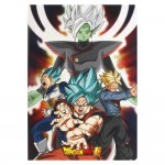 Cahier Piqu A4 - 96 pages Sys - Dragon Ball S - Noir Rouge