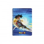 Cahier Spirales A5 - 100 pages Lign - Dragon Ball S - Bleu