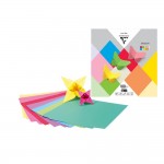 Clairefontaine - Papier origami 20x20cm - 100 Feuilles 10 teintes