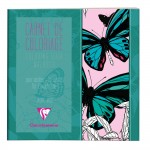 Clairefontaine - Carnet de coloriage pour adultes 20x20cm - Modle : Papillons