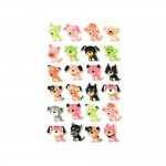 Cooky - 24 Stickers 3D - Chiens