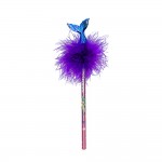 Crayon  Papier Mondes Fantastiques - Queue de sirne et plumes - Tons violets