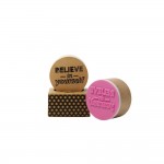Tampon Pop' Stamp Rond 4.5cm - Message  " Believe in yourself "
