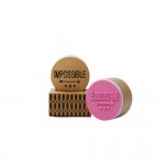 Tampon Pop' Stamp Rond 4.5cm - Message  " Im - possible "