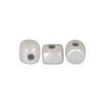 Les perles par Puca : DIY - Minos 2.5x3mm - 10g - Ceramic Look White