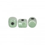 Les perles par Puca : DIY - Minos 2.5x3mm - 10g - Ceramic Look Light Green