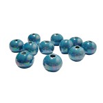 Loisirs cratifs - Perle Artisanale en Cramique Emaille - Turquoise