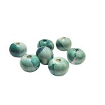 Loisirs cratifs - Perle Artisanale en Cramique Emaille -  Turquoise