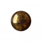 DIY - Cabochon Rond en Verre 25mm - Dark Choco Bronze