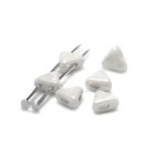 Les perles par Puca : DIY - Khops 6mm - 10g - Cramic look - White