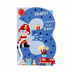 Carte De Voeux - Anniversaire - Bravo ! � pr�sent tu as 3 ans !