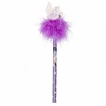 Crayon  Papier Mondes Fantastiques - Licorne Froufrou Plume - Tons Violets