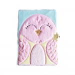 Journal Intime Couverture Peluche - 12 x 17 cm - Oiseau