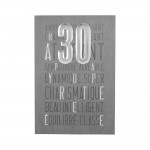 Carte Anniversaire - 30 ans Sympathique Agr�alble Dynamique...