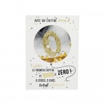 Carte De Voeux Paillettes - Anniversaire - Oublie Le Premier Chiffre ...