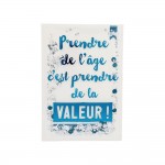 Carte De Voeux Paillettes - Anniversaire - Prendre De L'age C'est Prendre ...