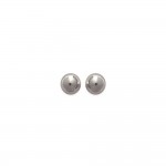 Boucles d'oreilles Clous Poussettes Argent 925 Boules