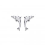 KBC - Boucles d'oreilles Clous Argent 925 Dauphin 10mm