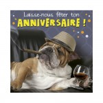 Carte De Voeux Effet 3D - Anniversaire - Laisse-nous fter ton anniversaire!