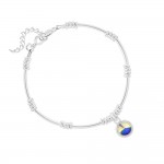 Bracelet Argent 925 Rivoli 6mm Swarovski Element - Crystal AB