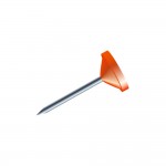 Bote de 100 pingles  tte plate 5mm Orange