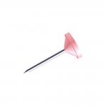 Bote de 100 pingles  tte plate 5mm Rose