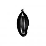 Accessoire Cheveux Pince Poisson Noir - 6 x 13.5 cm