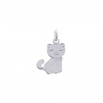 KBC - Pendentif Argent 925 Chat 15 x 13mm