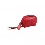 Mini Porte-Monnaie Bomb  8 x 5 x 4cm - Cuir - Rouge