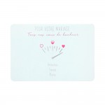 Carte De Voeux - Mariage - Amoureux Fiancs Maris