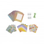 Kit Porte Photos Horizontal Cadres + Pinces Colores Pour 10 Photos