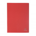 Protge-documents Polypropylne Semi-Rigide 24x32cm* - 40 vues  - Rouge