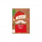 Carte De Voeux - A trennes - Joyeux Nol - XII - HO HO HO Marron