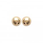 KBC - Boucles d'Oreilles Clous Plaqu Or Boules 4mm