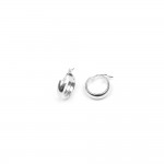 Boucles d'oreilles Argent 925 Croles 16mm Largeur 5mm