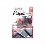 Carte De Voeux - Bonne Fte Papa - Modle : Papa High Tech - Rouge