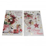 Carte De Voeux - 5 Cartes Meilleurs Voeux et Bonne Anne  - Dcor Brillant