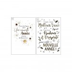 Carte De Voeux - Meilleurs Voeux Nouvelle Anne  Visuel Alatoire*