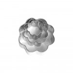Loisirs Créatifs DIY - Emporte-pièce Fleur x 3 - Pâte polymère, de métal