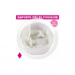 Loisirs Cratifs DIY - 4 Emporte-pices Poussoir Losange Pte polymre, de mtal