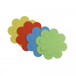 Maildor - 20 Fleurs 15.5cm en papier à décorer - Assortiment de couleurs