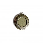 KBC - Loisirs Cratifs - Support Pendentif Bronze Antique Rond 32mm Porte Photos