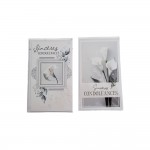 Carte De Voeux -  Sinc�res Condol�ances - Fleurs Visuel Al�atoire*