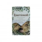 Carte De Voeux - Condol�ances - 5 Cartes Remerciements Deuil