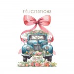 Carte De Voeux - Mariage - F�licitations Just Married