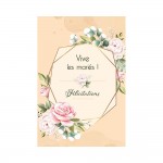 Carte De Voeux - Mariage - Vive Les Mari�s ! F�licitations