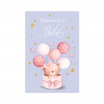 Carte De Voeux - Naissance - Bienvenue � B�b� Fille