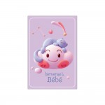 Carte De Voeux - Naissance - Bienvenue � B�b� - Gar�on